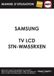 Samsung STN-WM55RXEN Manuel D'utilisation