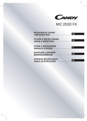 Candy MIC 25GD FX Manuel D'instructions