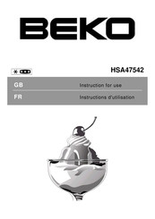 Beko HSA47542 Instructions D'utilisation