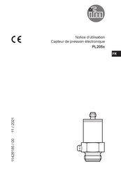 IFM PL205 Série Notice D'utilisation