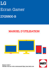 Lg UltraGear 27GN800 Manuel D'utilisation