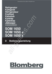 Blomberg SOM 1650 Mode D'emploi