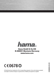 Hama AT-802 Mode D'emploi