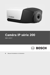 Bosch NBC-225-P Manuel D'installation Et D'utilisation