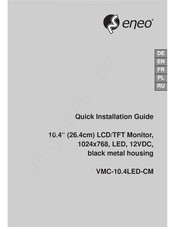 Eneo VMC-10.4LED-CM Guide D'installation Rapide