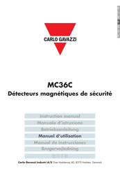 CARLO GAVAZZI MC36C Manuel D'utilisation