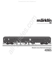 marklin 49965 Mode D'emploi