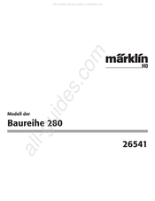 marklin 26541 Mode D'emploi