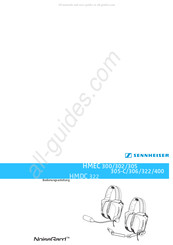 Sennheiser NoiseGard HMEC 305-C Notice D'emploi