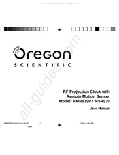 Oregon Scientific RMR939P Manuel De L'utilisateur