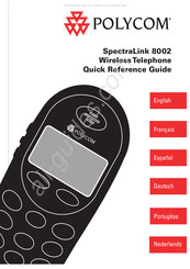 Polycom SpectraLink 8002 Mode D'emploi