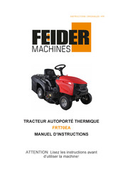 FEIDER Machines FRT70EA Manuel D'instructions