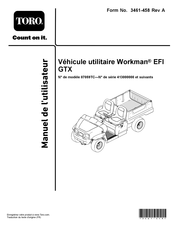 Toro Workman EFI GTX 2023 Manuel De L'utilisateur