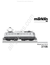 marklin 37106 Mode D'emploi