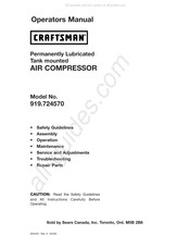 Craftsman 919.724570 Guide De L'utilisateur