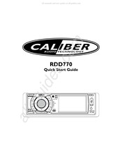 Caliber RDD770 Guide De Démarrage Rapide