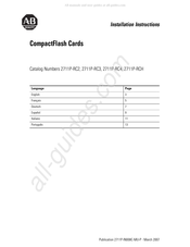 Rockwell Automation AB Quality 2711P-RC2 Instructions D'installation