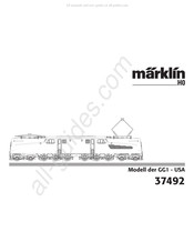 marklin GG1-USA Mode D'emploi