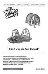 Bright Starts Jungle Fun Tunnel Instructions D'installation