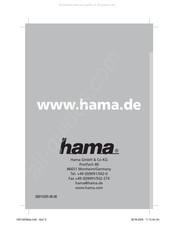 Hama 00014205 Mode D'emploi