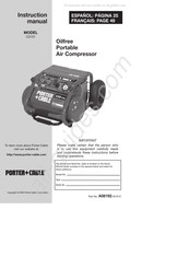 Porter Cable C3151 Manuel D'instructions