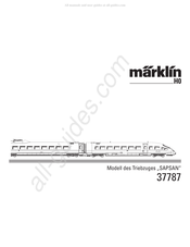 marklin 37787 Mode D'emploi