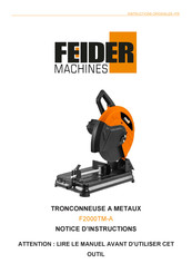 FEIDER Machines F2000TM-A Notice D'instructions