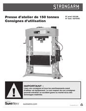 Surewerx Strongarm 032188 Consignes D'utilisation