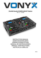 Vonyx CDJ450 Manuel D'instructions