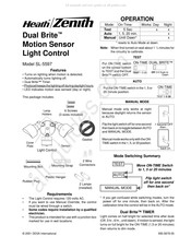 Heath Zenith DUAL BRITE SL-5597 Installation