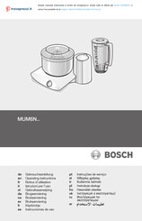 Bosch MUM6N21 Notice D'utilisation
