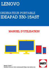Lenovo ideapad 330-15AST Guide De L'utilisateur