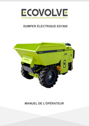 ECOVOLVE ED1500 Manuel De L'opérateur