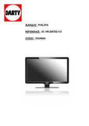 Philips 32HFL5870D/10 Mode D'emploi