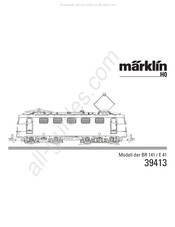 marklin 39413 Mode D'emploi