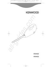 Kenwood KN400 Mode D'emploi