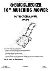 Black & Decker MM275 Guide D'utilisation