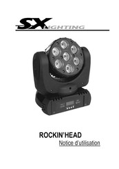 SX Lighting ROCKIN'HEAD Notice D'utilisation