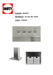 Brandt AD 436 XE1 INOX Notice