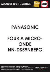 Panasonic NN-DS59NB Mode D'emploi