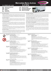 Jamara Mercedes-Benz Actros Notice
