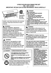 Costco WT17DL Instructions