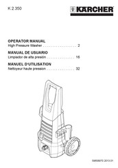 Kärcher K 2.350 Manuel D'utilisation