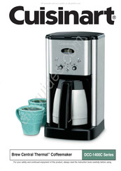 Cuisinart Brew Central DCC-1400C Serie Mode D'emploi