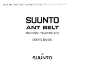 Suunto ANT BELT Guide De L'utilisateur