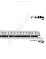 marklin 37505 Mode D'emploi