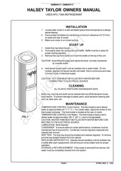 Halsey Taylor GBMAKV C Serie Manuel De L'utilisation