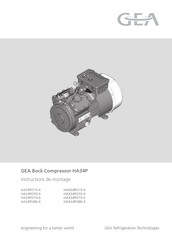 GEA Bock HA34P/215-4 Instructions De Montage