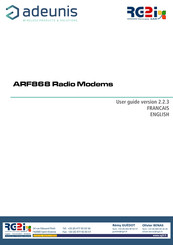 RG2i adeunis ARF7942 Guide Utilisateur