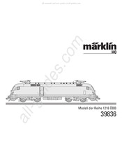 marklin 39836 Mode D'emploi